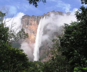 Angel Falls, named after some guy. Not Chris Angel.