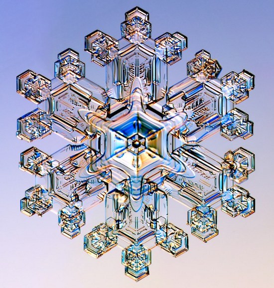 Snowflakes are a girl's best friend, for a while.